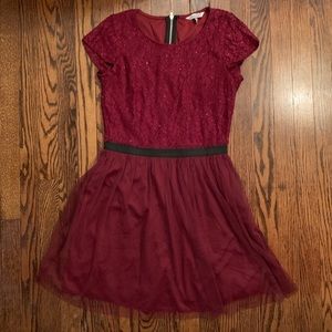 Sparkly Maroon Dress